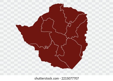 Zimbabue Mapa color marrón quemado en archivos de calidad de fondo blanco Color (701205) png