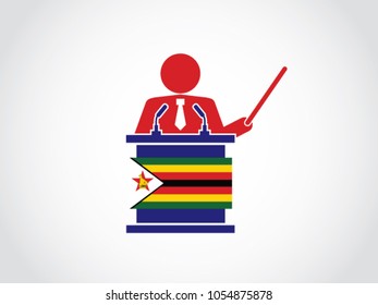 Zimbabwe Podium Analyze Speech