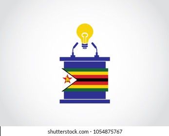 Zimbabwe Podium Lack of Idea Speech