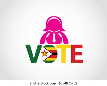 Zimbabwe Podium Woman Politics Speech