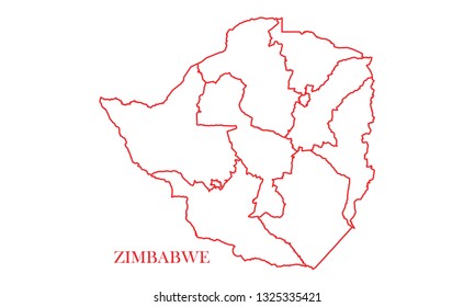 Zimbabwe red line map