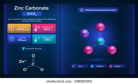 Eigenschaften von Zinkcarbonat und Struktur chemischer Verbindungen