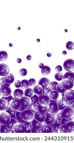 Cápsulas redondas de cinc dispersadas al azar.  Tratamiento de belleza y nutrición cuidado de la piel.   Concepto de bienestar. Ilustración vectorial de vitaminas esenciales. 