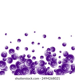 Cápsulas redondas de cinc dispersadas al azar.  Tratamiento de belleza y nutrición cuidado de la piel.   Formación médica y científica.  Concepto de vida saludable.