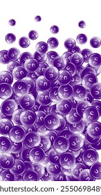 Cápsulas redondas de zinc dispersas al azar.  Tratamiento de belleza y nutrición cuidado de la piel.   Concepto de bienestar. Ilustración vectorial de vitaminas esenciales. 