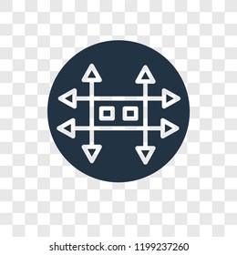 Zinc vector icon isolated on transparent background, Zinc transparency logo concept