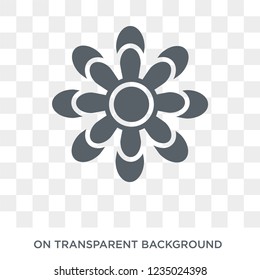 Zinnia icon. Trendy flat vector Zinnia icon on transparent background from nature collection. 
