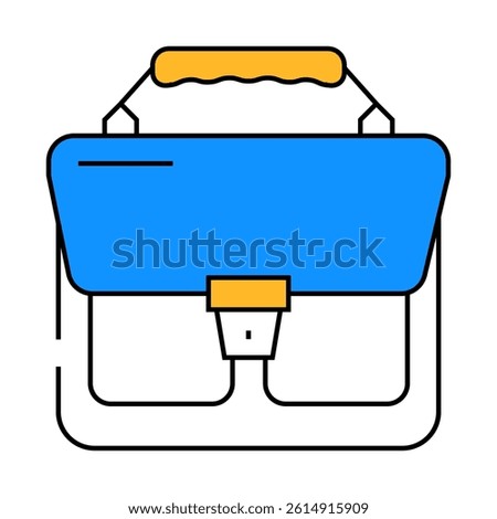 zip business file line icon vector. zip business file sign. isolated symbol illustration
