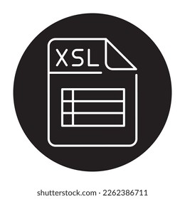 ZIP file color line icon. Format and extension of documents.