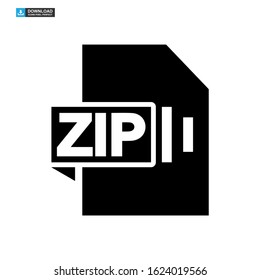 zip file icon isolated sign symbol vector illustration - high quality black style vector icons
