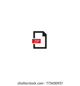  ZIP FIle Icon , Vector