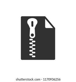 zip file. monochrome icon