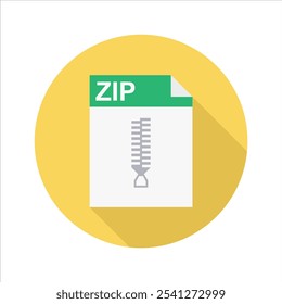 Zip file user interface dekstop icon