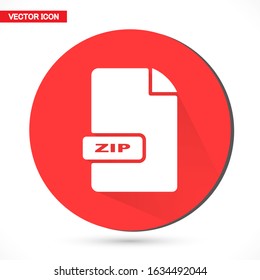 ZIP file vector icon 10 eps icon. File for computer icon. vector icon file for phone