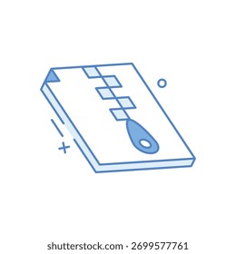 Icono de Vector de archivo ZIP Ilustración de stock