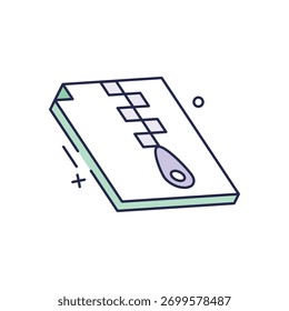 Icono de Vector de archivo ZIP Ilustración de stock