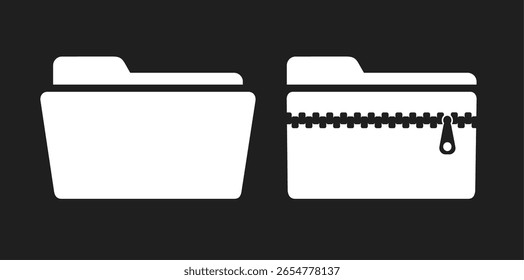 Zip File Zipped Folder Files Management Icon Symbol Computer Icons Folders