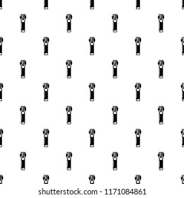 Zip with hole icon. Simple illustration of zip with hole vector icon for web