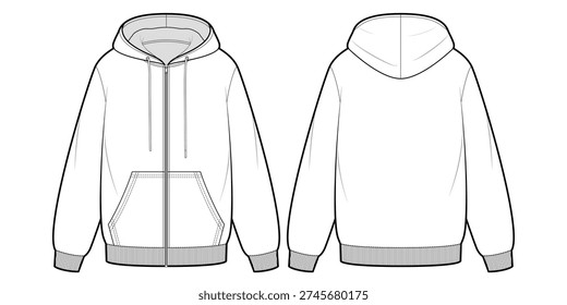 Zip up Hoodie Jacket