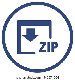 ZIP Icon, flat design style