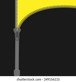 zip icon over white background 