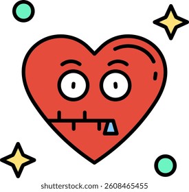 Zipped Line vector Icon Design