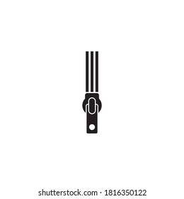 Zipper for clothing logo design vector template
