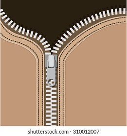 Zipper digital design, vector illustration eps 10