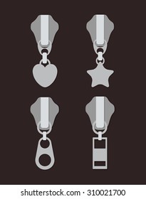 Zipper digital design, vector illustration eps 10
