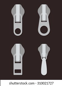 Zipper digital design, vector illustration eps 10