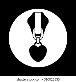 Zipper digital design, vector illustration eps 10