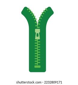 zipper flat vector illustration modern logo icon design isolated on white background