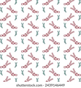 Zipper gorgeous trendy multicolor repeating pattern vector illustration background