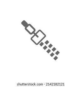 Icono de cierre plantilla de ilustración de diseño plano vector