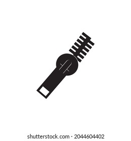 Zipper icon logo vector design