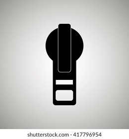 zipper isolated design 