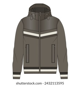 zipper jacket hoodie design illustration felpa 