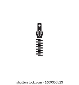 Zipper logo icon design for tailor business activity vector template