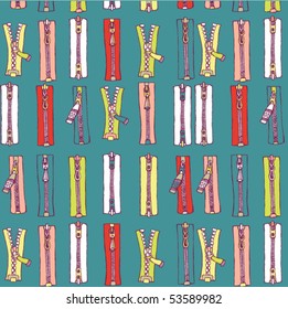 zipper seamless pattern