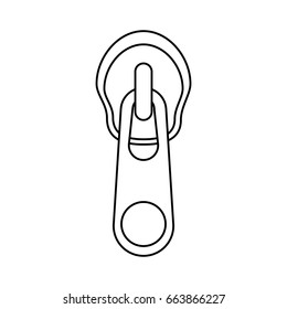Zipper Symbol Stock Vector (Royalty Free) 663866227 | Shutterstock