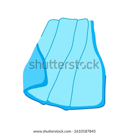 zipper throw blanket cartoon. handle fabric, storage compact, versatile portable zipper throw blanket sign. isolated symbol vector illustration