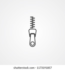 Zipper Vector Icon Sign Symbol