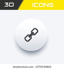 Zipper, zip icon, business 3D icon editable file