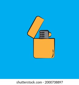 zippo yelow logo simple vector