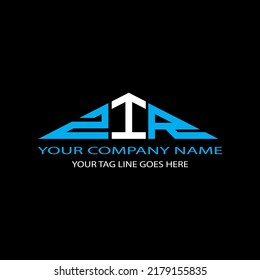 ZIR letter logo creative design with vector graphic