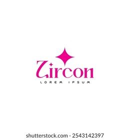 zircon logo design, diamond concepts design, gold beauty logo design,