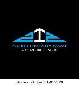 ZIZ letter logo creative design with vector graphic