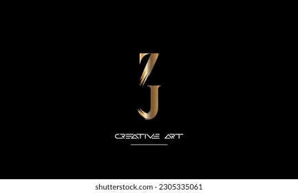 ZJ, JZ, Z, J abstrct letters logo monogram