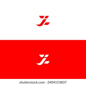 ZJ, JZ, ZI ,IZ letter logo design template elements. Modern abstract digital alphabet letter logo. Vector illustration. New Modern logo.