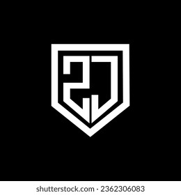 ZJ Letter Logo Design, Inspiration for a Unique Identity. Modern Elegance and Creative Design. Watermark Your Success with the Striking this Logo.